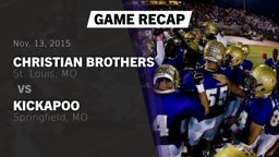 Recap: Christian Brothers  vs. Kickapoo  2015