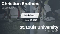 Matchup: Christian Brothers vs. St. Louis University  2016