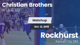 Matchup: Christian Brothers vs. Rockhurst  2018