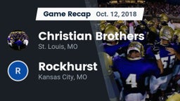 Recap: Christian Brothers  vs. Rockhurst  2018