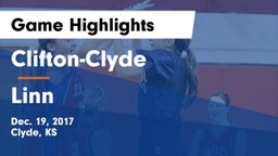 Clifton-Clyde  vs Linn Game Highlights - Dec. 19, 2017