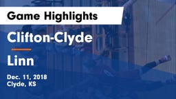 Clifton-Clyde  vs Linn  Game Highlights - Dec. 11, 2018