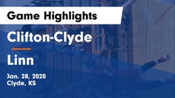 Clifton-Clyde  vs Linn  Game Highlights - Jan. 28, 2020