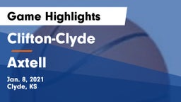 Clifton-Clyde  vs Axtell  Game Highlights - Jan. 8, 2021