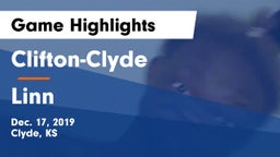 Clifton-Clyde  vs Linn  Game Highlights - Dec. 17, 2019