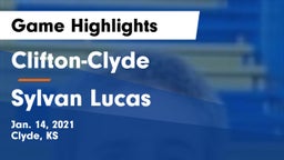 Clifton-Clyde  vs Sylvan Lucas Game Highlights - Jan. 14, 2021
