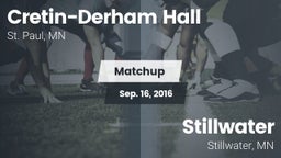 Matchup: Cretin-Derham Hall vs. Stillwater  2016