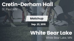 Matchup: Cretin-Derham Hall vs. White Bear Lake  2016