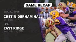 Recap: Cretin-Derham Hall  vs. East Ridge  2016