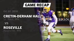 Recap: Cretin-Derham Hall  vs. Roseville  2016