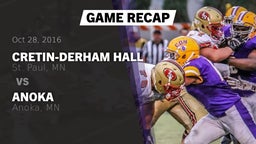 Recap: Cretin-Derham Hall  vs. Anoka  2016