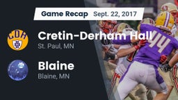 Recap: Cretin-Derham Hall  vs. Blaine  2017