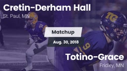 Matchup: Cretin-Derham Hall vs. Totino-Grace  2018