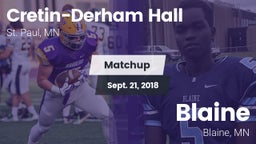 Matchup: Cretin-Derham Hall vs. Blaine  2018