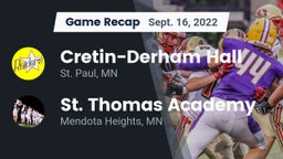 Recap: Cretin-Derham Hall  vs. St. Thomas Academy   2022