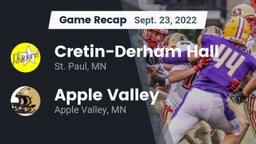 Recap: Cretin-Derham Hall  vs. Apple Valley  2022