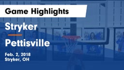 Stryker  vs Pettisville  Game Highlights - Feb. 2, 2018