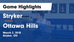 Stryker  vs Ottawa Hills  Game Highlights - March 2, 2018