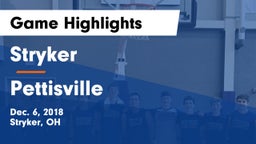 Stryker  vs Pettisville  Game Highlights - Dec. 6, 2018