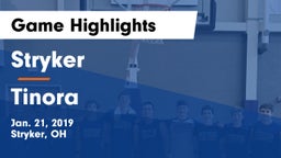 Stryker  vs Tinora  Game Highlights - Jan. 21, 2019