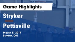 Stryker  vs Pettisville  Game Highlights - March 5, 2019