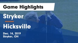 Stryker  vs Hicksville  Game Highlights - Dec. 14, 2019