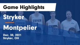 Stryker  vs Montpelier  Game Highlights - Dec. 30, 2021