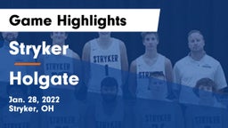 Stryker  vs Holgate  Game Highlights - Jan. 28, 2022