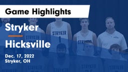 Stryker  vs Hicksville  Game Highlights - Dec. 17, 2022