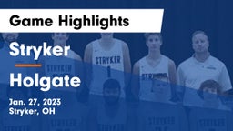 Stryker  vs Holgate  Game Highlights - Jan. 27, 2023