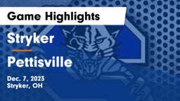 Stryker  vs Pettisville  Game Highlights - Dec. 7, 2023