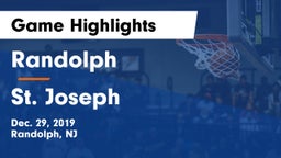 Randolph  vs St. Joseph  Game Highlights - Dec. 29, 2019