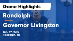 Randolph  vs Governor Livingston  Game Highlights - Jan. 19, 2020
