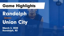 Randolph  vs Union City  Game Highlights - March 3, 2020