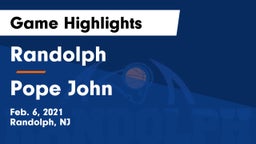 Randolph  vs Pope John Game Highlights - Feb. 6, 2021