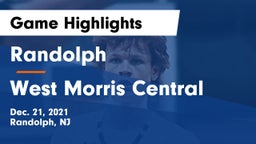 Randolph  vs West Morris Central  Game Highlights - Dec. 21, 2021