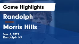Randolph  vs Morris Hills  Game Highlights - Jan. 8, 2022