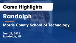 Randolph  vs Morris County School of Technology Game Highlights - Jan. 28, 2022