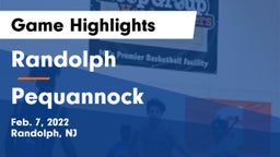 Randolph  vs Pequannock  Game Highlights - Feb. 7, 2022