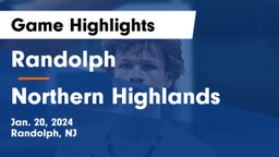 Randolph  vs Northern Highlands  Game Highlights - Jan. 20, 2024