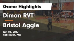 Diman RVT  vs Bristol Aggie Game Highlights - Jan 23, 2017