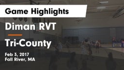 Diman RVT  vs Tri-County Game Highlights - Feb 3, 2017