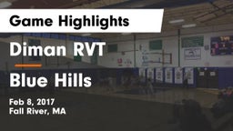 Diman RVT  vs Blue Hills Game Highlights - Feb 8, 2017