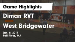 Diman RVT  vs West Bridgewater  Game Highlights - Jan. 8, 2019