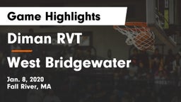 Diman RVT  vs West Bridgewater  Game Highlights - Jan. 8, 2020