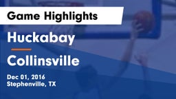 Huckabay  vs Collinsville Game Highlights - Dec 01, 2016