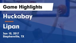 Huckabay  vs Lipan  Game Highlights - Jan 10, 2017