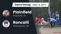 Recap: Plainfield  vs. Roncalli  2017