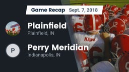 Recap: Plainfield  vs. Perry Meridian  2018