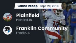 Recap: Plainfield  vs. Franklin Community  2018